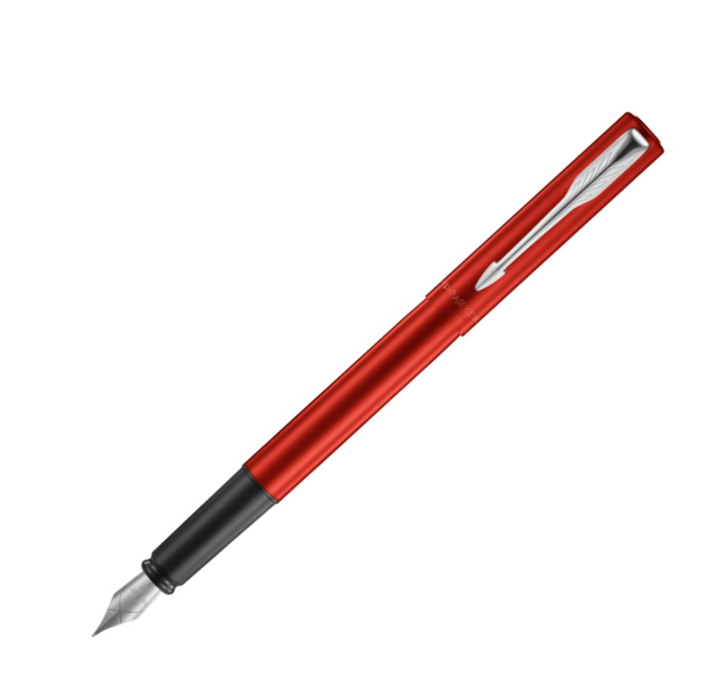 派克威雅XL满堂红白夹墨水笔